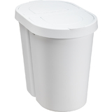 plast team Poubelle tri slectif seattle DUO, 2x25 L, blanc