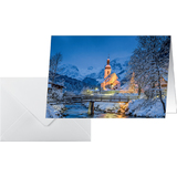 sigel carte de Nol "Bavarian Christmas", a6 paysage (A5)