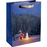 sigel sac cadeau de Nol "Christmas Chapel", grand