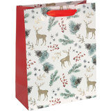 sigel sac cadeau de Nol "Christmas motifs watercolor"