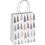 sigel sac cadeau de Nol "Pine trees", petit