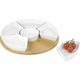 Esmeyer set de service SUSAN, en bois/porcelaine, 7 pices