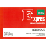 Expres Bonboekje, met carbon, a6 liggend, 3 x 50 vel