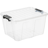 plast team Bote de rangement home BOX, 30 L, transparent