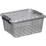 plast team Bote de rangement home BOX, 2L, gris translucide