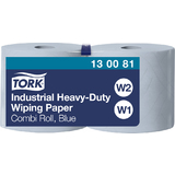 TORK rouleau de papier nettoyant industriel, 119 m, bleu