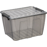 plast team Bote de rangement home BOX, 15 L, gris