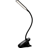 ALBA lampe de lecture LED rechargeable "LEDCLIP", noir