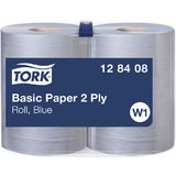 TORK rouleau nettoyant multi-usage, 2 couches, 340 m, bleu