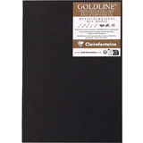 Clairefontaine carnet de dessin GOLDLINE, A5, noir