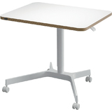 LEITZ bureau assis-debout Ergo, avec roulettes, blanc