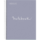 MIQUELRIUS cahier  spirale "Notebook EMOTIONS", A4, gris