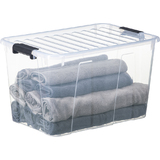 plast team Bote de rangement home BOX, 52 l, transparent