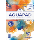 Clairefontaine bloc de papier aquarelle AQUAPAD, 300 g/m2,A5