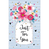 SUSY card Carte de voeux goldelicious "Just for You"