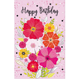 SUSY card Carte d'anniversaire goldelicious "Bouquet"