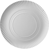 PAPSTAR assiette en carton "pure", rond, diamtre: 320 mm