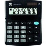 hp calculatrice de bureau "OfficeCalc 110", noir