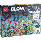 APLI kids Puzzle "GLOW in THE dark Flower", 204 pices