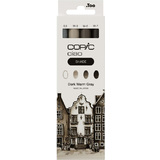 COPIC marqueur ciao, kit 3+1 shade "Dark warm Gray"