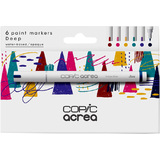 COPIC marqueur acrea "Deep", set de 6