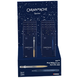 CARAN D'ACHE stylo  bille 849 cosmic BLUE, prsentoir