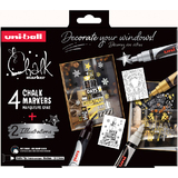 uni-ball marqueur craie chalk marker, coffret Nol SCANDI