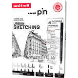 uni-ball coffret d'initiation uni pin urban SKETCHING