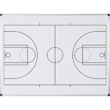 Bi-Office tableau blanc mural terrain de basket, A4