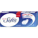 Softis mouchoirs super-soft, 4 couches, pack de 15, blanc