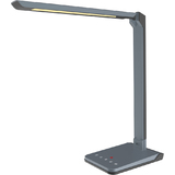 Hansa lampe de bureau  led Lumina, pied, gris mtallis