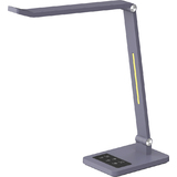 Hansa lampe de bureau  led Tide, pied, gris mtallis