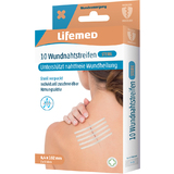 Lifemed bande de suture cutane strile, bote de 10, blanc