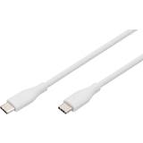 DIGITUS Cble usb 2.0 en silicone, USB-C, 0,5 m, blanc