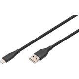 DIGITUS Cble silicone, usb-a - Lightning, 0,5 m