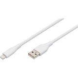 DIGITUS Cble silicone, usb-a - Lightning, 0,5 m