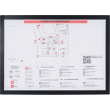 Bi-Office cadre magntique, A3, noir