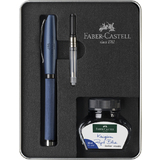 FABER-CASTELL set d'criture essentio Aluminium, bleu