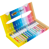 BIC stylo  bille 4 Colours, collector Box, set de 15