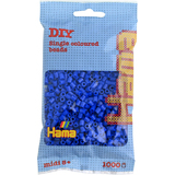 Hama perles  repasser midi, dans un sachet, bleu