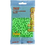 Hama perles  repasser midi, dans un sachet, vert pastel