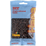 Hama perles  repasser midi, dans un sachet, marron