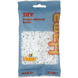 Hama perles  repasser midi, dans un sachet, blanc