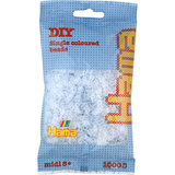 HAMA perles  repasser midi, en sachet, blanc transparent