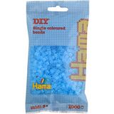 Hama perles  repasser midi, sachet, aqua transparent