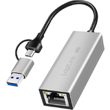 LogiLink usb auf rj45 Ethernet Netzwerkadapter, grau