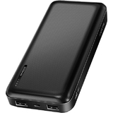 LogiLink powerbank 20.000 mAh, 2x USB-A, 1x USB-C, schwarz