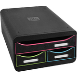 EXACOMPTA module de classement SMALL-BOX, noir/arlequin