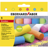 EBERHARD faber Craie de trottoir Fluo, tui en carton de 6