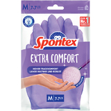 Spontex gant en latex Extra Comfort, taille: M, lilas